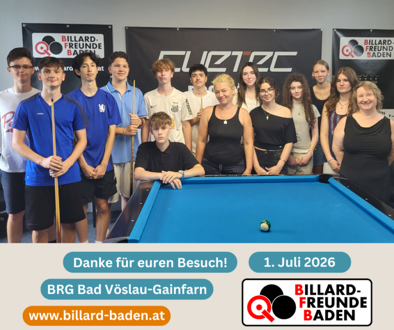 Schülergruppen vom POLY Baden und dem BRG Bad Vöslau-Gainfarn